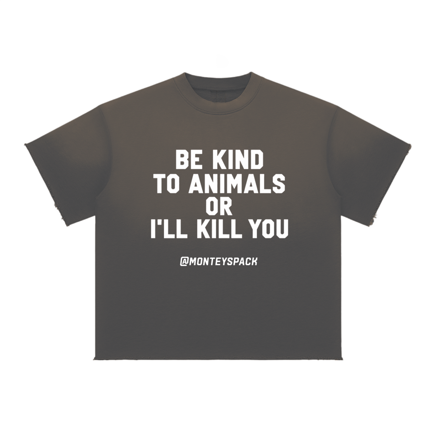 BE KIND TO ANIMALS SUNFADE TEE