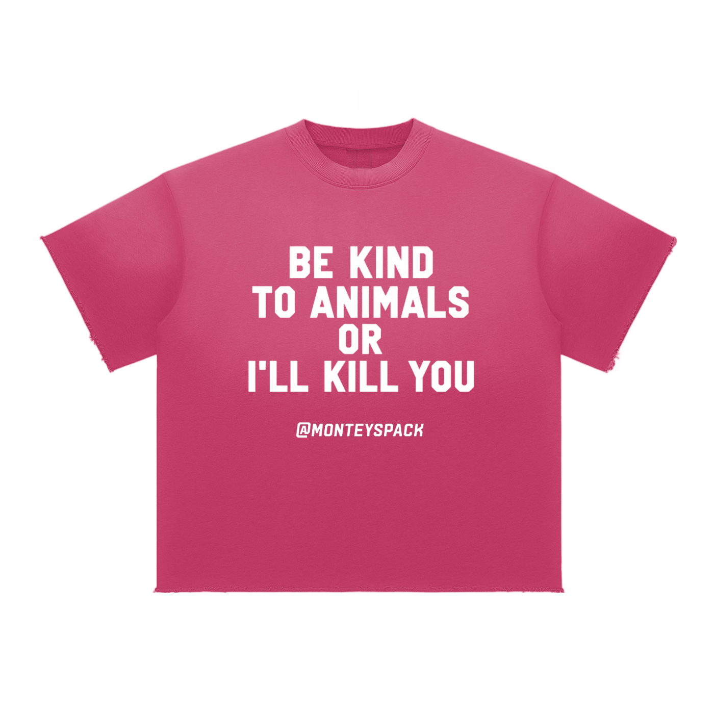 BE KIND TO ANIMALS SUNFADE TEE